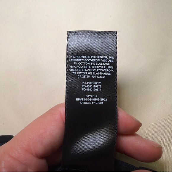 Artizia- Babaton Agency Cropped Pant (Re)ssential Black Size 8 High Rise Trouser - Picture 9 of 9